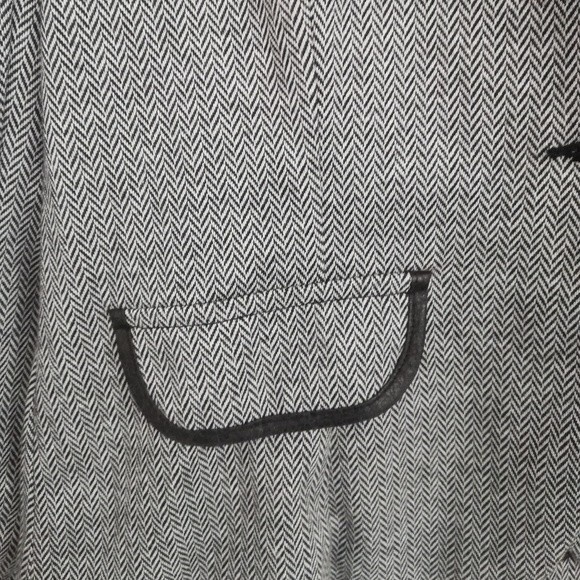 Max and Riley Black and Grey Tailored Blazer with Elbow Patches Medium - Picture 4 of 4